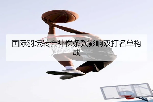 国际羽坛转会补偿条款影响双打名单构成